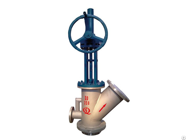 Special Tank Bottom Angle Valve For Coal Slurry