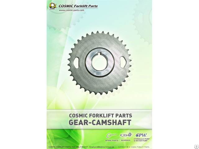 Cosmic Forklift Parts On Sale 343 Gear Cam Shaft Size