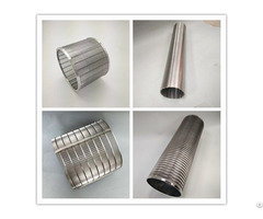 Stainless Steel Wedge Wire Screen V Shape Johnson Filter Elements