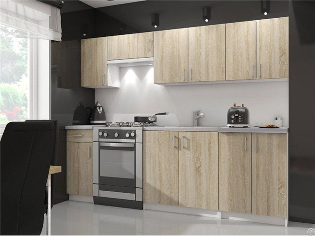 Wood Kitchen Cabinet From China Factory