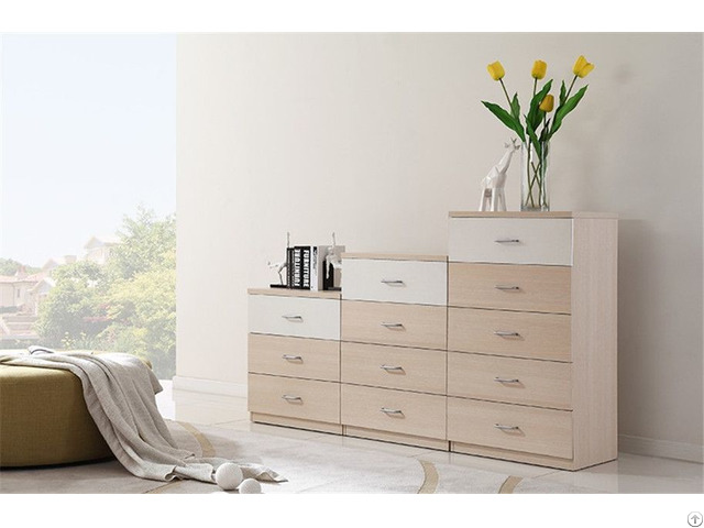 Simple Design Wood Chest Of Drawers From China Factory