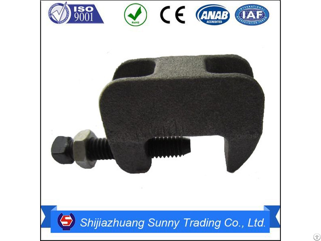 Zinc Plated Malleable Casting Beam Clamp