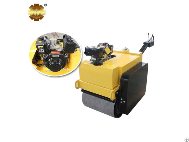 Ym 50c Gasoline Hand Push Hydraulic Dual Wheel Drum Road Roller