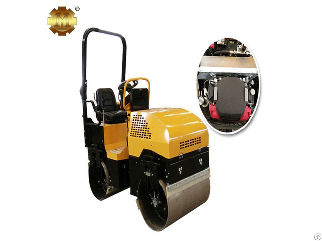 Ce Certificated Construction Machinery Ym 1300 2 Ton Driving Type Hydraulic Vibration Roller