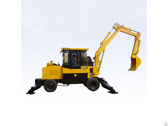 Jhl65 Long Beam Wheel Wheeled Excavator