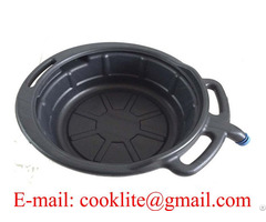 Pe Plastic Oil Drain Pan Portable Drip Tray 17l