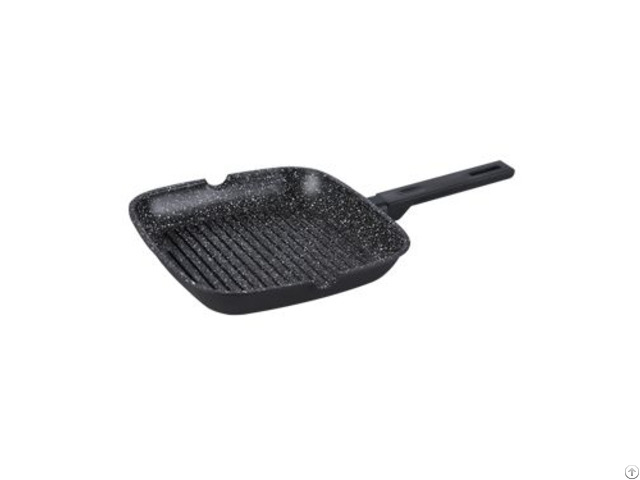 Diecasting Nonstick Classic Grill Pan Without Lid In Assorted Color For Home Use