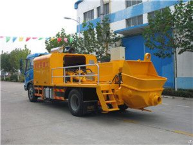 Truck Mounted Concrete Pump New Designed With Capacity 90m3 H