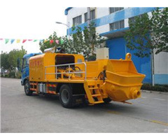 Truck Mounted Concrete Pump New Designed With Capacity 90m3 H