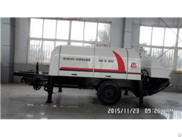 Hbt60s1816 110 Trailer Mounted Concrete Pump With Ccc Iso9001 Certificates On Sale