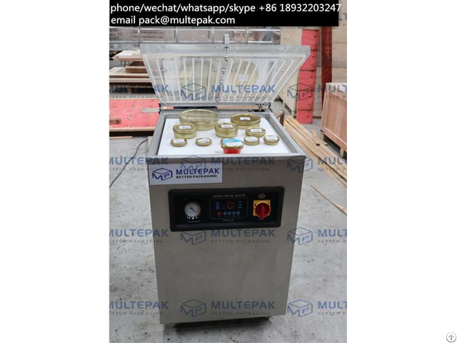 Multepak Caviar Vacuum Packaging Tin Sealing Machine
