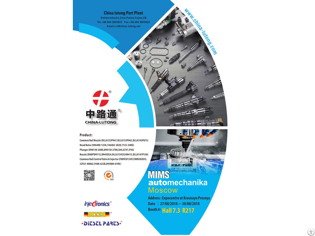 Invitation To Mims Automechanika Moscow 2018