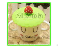 Soft Cartoon Silicone Promotional Cup Cover