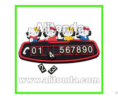 Silicone Temporary Stop Phone Number Boards Car Accessories Promotional Gifts