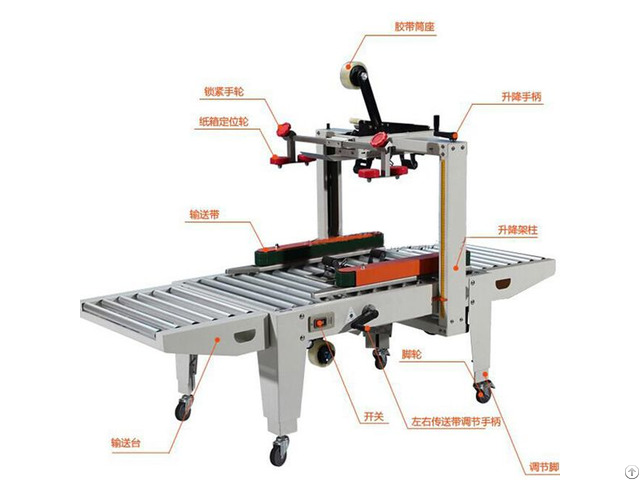 Fxj 5050b Semi Automatic Carton Box Sealing Machine