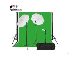 Photo Studio Umbrella Continuous Lighting Kit With Support System