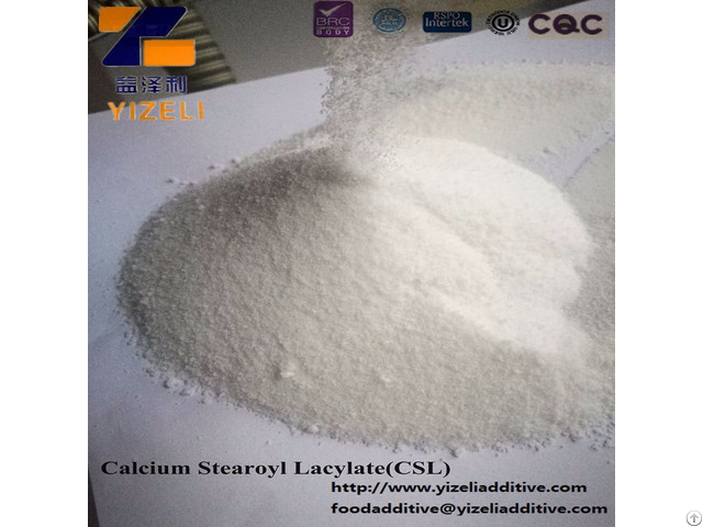 Halal And Kosher Food Emulsifier Calcium Stearoyl Lactylate Csl