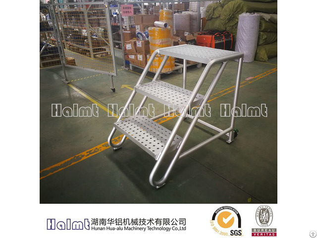 Aluminum 4 Steps Industrial Ladder