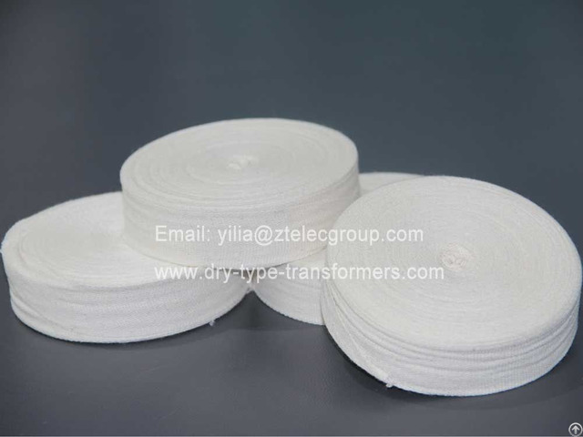 Electrical Insulation Material Cotton Herringbone Tape For Motor Transformer