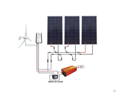 12v 850w Completed Solar Wind Hybrid System