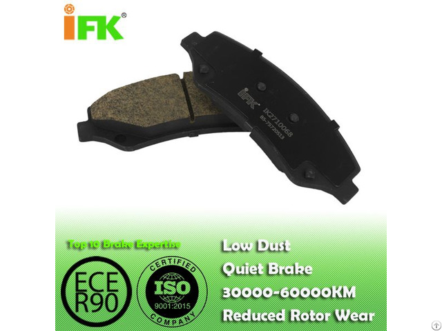 Semi Low Metallic Nao Ceramic Ik2710068 Disc Brake Pad Manufacturer