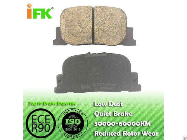 Semi Low Metallic Nao Ceramic 0446632030 Gdb3278 D835 Disc Brake Pad Manufacturer