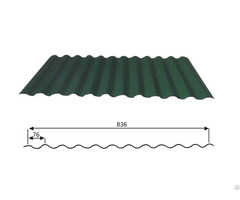 Corrugated Steel Roofing Sheet Wave Style 17 76 836