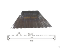 Corrugated Steel Roofing Sheet Trapezoid 10 100 1100