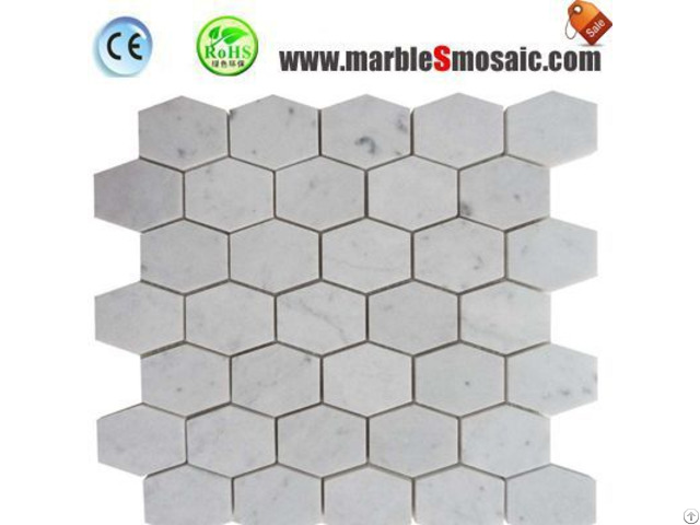 White Marble Mosaic Tiles In Cheap Price