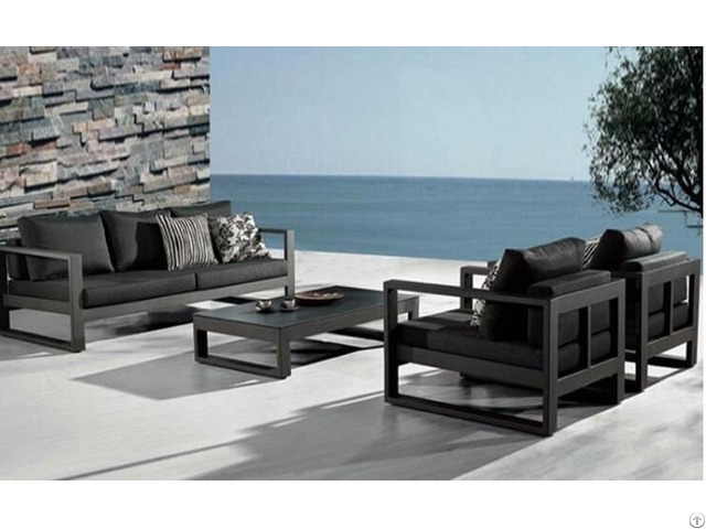 Outdoor Aluminium Modern Sofa Set