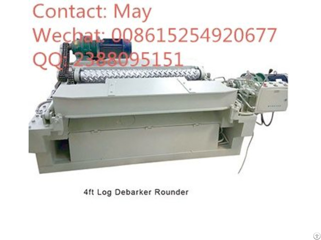 4ft Wood Log Rounder Debarking Machine