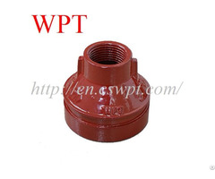 Fm Ul Approved Concentric Reducer Threaded Cast Iron Grooved Fittings Wpt Brand