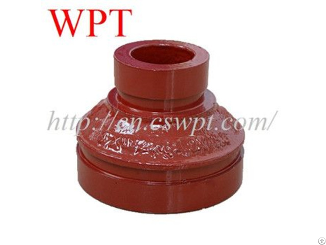 Concentric Reducer Both Grooved Ends Ductile Iron Fittings For Fire Fighting System