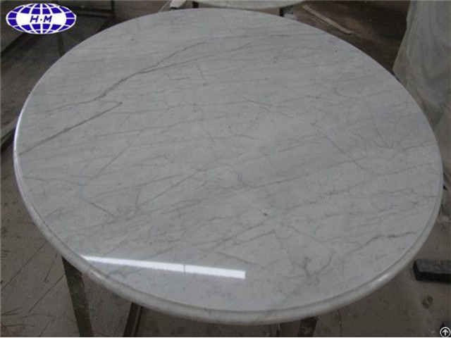 Carrara White Marble Table Top