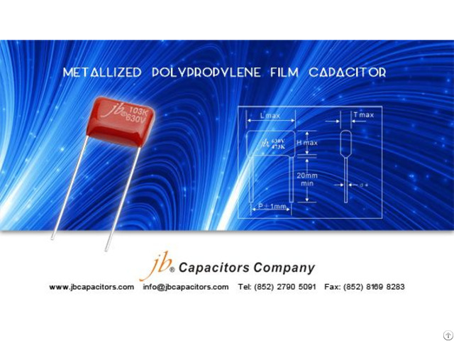 Jfl Metallized Polypropylene Film Capacitor