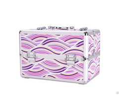 Hot Selling Portable Transparent Acrylic Cosmetic Case With Trays Wholesale