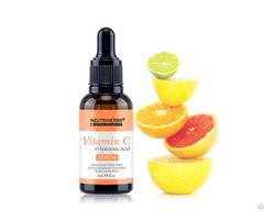 Best 20 Percent Vitamin C Serum With Hyaluronic Acid For Anti Aging And Wrinkles