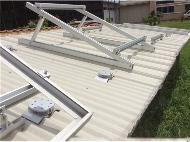 Adjustable Roof Solar Mounting System Flat Roofs Project China Manufacturer