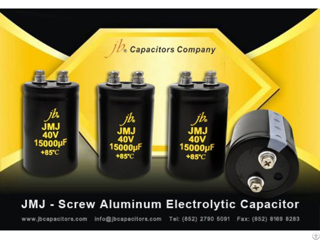 Jmj Screw Aluminum Electrolytic Capacitor 2000h At 85 Degrees C General Miniaturized