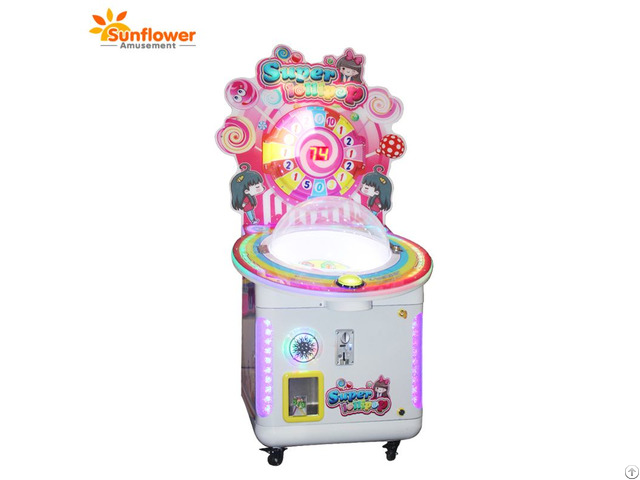 Kids Coin Operated Arcade Lollipop Gift Vending Game Machine For Sale