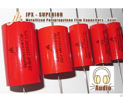 Jpx Supreme Metallized Polypropylene Film Capacitors Axial