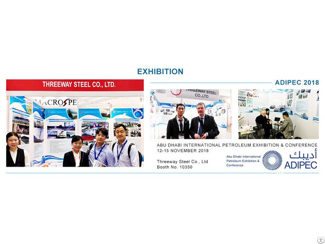 Terminal Stage For Steel Pipe Show In Adipec This Year