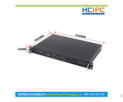 Hcipc Hcl Sc1037 8lb2 Intel C1037 Cpu 6pcs 82574l Lan 1u Router Firewall System