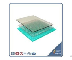China Supply Embossed Pc Sheet For Rain Protection In Window And Door