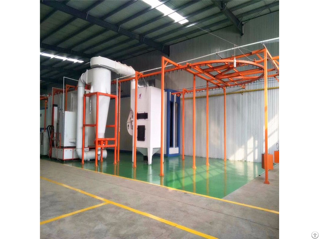 Best Fast Automatic Color Change System Plastic Powder Coating Booth