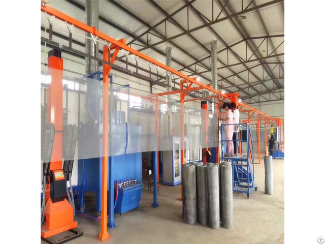 Hot Sale Wire Mesh Coating Manual Powder Spray Painting Booth