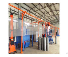 Hot Sale Wire Mesh Coating Manual Powder Spray Painting Booth