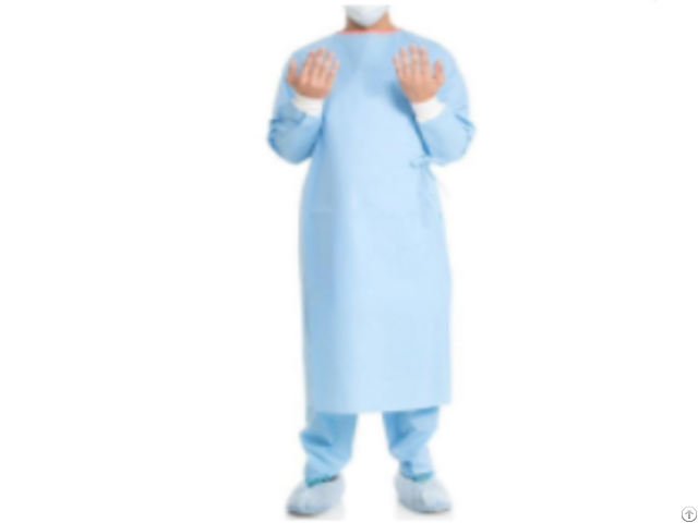 Non Reinforced Surgical Gowns With Raglan Sleeves