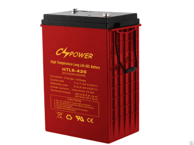 Deep Cycle Gel Battery 6v 420ah For 48v Solar Power System