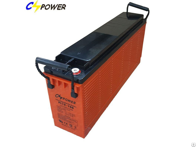 Slim Battery Front Terminal Gel 12v100ah For Solar Power